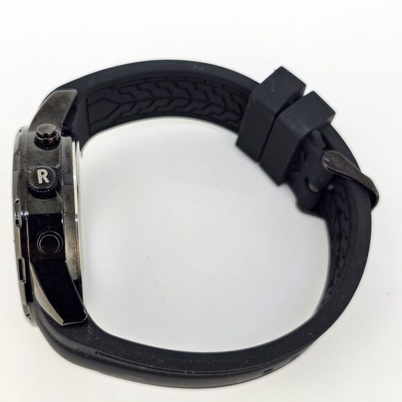 Kenneth Cole Reaction Men's Ana-Digi Watch Black Dial Plastic Strap New Battery - Picture 10 of 14